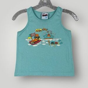 Vintage Money Boogie Body wear Kids Size‎ 6 Tank Top Lost At Sea HELP!